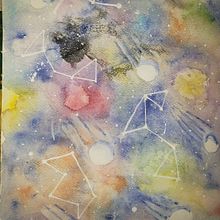 Mi Proyecto del curso: Técnicas modernas de acuarela . Lukisan Cat Air proyek oleh Lina Gomez - 06.30.2020