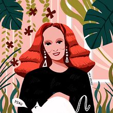 Fashion Characters. 2D Animation, and Traditional illustration project by Karen González Ibarra - 07.01.2020