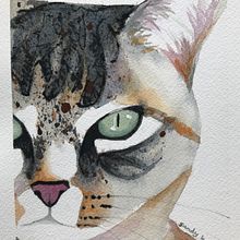 My project in Experimental Watercolor Techniques for Beginners course. Artistic Drawing project by konggirl - 07.01.2020