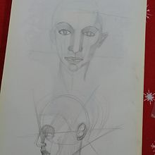 Mi Proyecto del curso: Dibujo para principiantes nivel -1. Un projet de Dessin, Dessin au cra, on , et Dessin de portrait de Carolina Nahuelpan - 04.07.2020