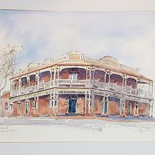 My project in Architectural Sketching with Watercolor and Ink course. 2D Animation project by Stef Hayward - 07.01.2020
