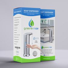 Greenerinse Packaging and coupon card design. Un projet de Conception de produits, Design graphique , et Packaging de Eduardo Morente - 30.06.2020