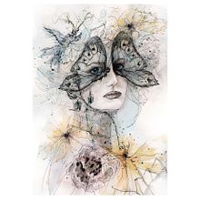 My project in Illustrated Portrait in Watercolor course. Projekt z dziedziny Fotografia art, st i czna użytkownika Kathryn Hopkins - 02.07.2020