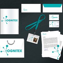 Diseño de identidad corporativa y flyers de publicidad. Cognitex. Un proyecto de Br, ing e Identidad, Diseño gráfico y Publicidad de Patricia Herrada - 02.07.2020