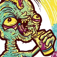 MARTIANS Time to Hunt. Traditional illustration, and Digital Illustration project by vermatim1988 - 07.02.2020