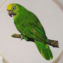 Mi Proyecto del curso: Needle painting para principiantes. Un proyecto de Caligrafía de gburguettem - 03.07.2020