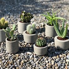 Concrete Planters. DIY project by heavylittlethings - 07.03.2020