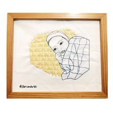 Mi Proyecto del curso: Creación de retratos bordados. Arts, Crafts, and Embroider project by Yeri Marbi - 07.03.2020