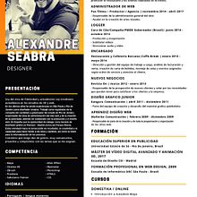 Curriculum. 3D, 3D Design, and Digital Design project by Alexandre Seabra - 07.03.2020