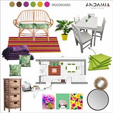 Mi Proyecto: Estar- comedor en departamento. . Architecture project by María Luz Patrono - 07.03.2020