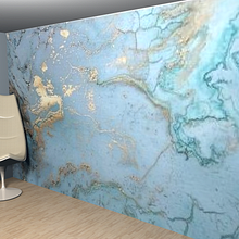 Diseño de Pared "ORO Y MAR" . Decoration & Interior Design project by Paula Andrea Hoyos Arbelaez - 07.04.2020
