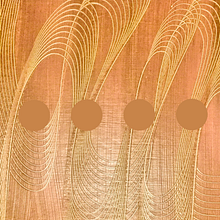 Wall painting long waves . Decoration & Interior Design project by Paula Andrea Hoyos Arbelaez - 07.04.2020