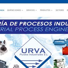 Urva Fluidos. Un projet de Développement web , et Webdesign de Javier Daza Delgado - 13.12.2018
