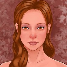 My project in Female Character Portraits in Procreate course. Un proyecto de Ilustración tradicional de Shan - 04.07.2020