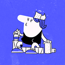 Lockdown, a Cartoon Style Project. Een project van Ontwerp van personages y Traditionele illustratie van baviguier - 04.07.2020