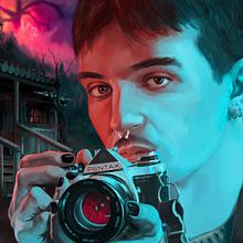 Retrato de mi hijo: Técnicas digitales de retrato ilustrado. Stranger Things. Digital Illustration project by Jesus Tortosa - 07.04.2020