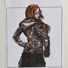 Personagem feminino Victória (Karin).. Un progetto di Disegno di Dalcides Junior - 11.07.2020