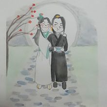 Shangxuan - Watercolor Illustration with Japanese Influence course. Watercolor Painting project by Carolina Almeida - 07.05.2020