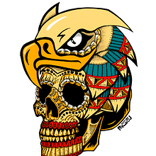 Guerrero Aguila. Drawing, and Traditional illustration project by Francisco Cuevas - 07.05.2020
