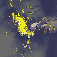 Cenizas. Traditional illustration, and Digital Illustration project by Tresor Jiménez - 07.05.2020