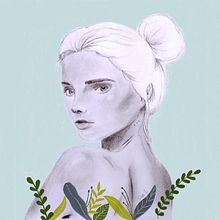 Mi Proyecto del curso: Retrato con lápiz, técnicas de color y Photoshop. Traditional illustration, and Digital Illustration project by Dea Garcia - 07.04.2020