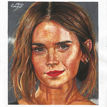  Retrato Emma Watson. Portrait Drawing project by Adrián Rayón - 07.05.2020