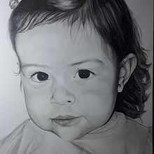 Retrato bebe Ein Projekt aus dem Bereich Porträtzeichnung von Carla Iacoviello - 06.07.2020