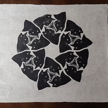 Mi Proyecto del curso: Carvado de sellos y técnicas de estampación. Printing project by nebulossa - 07.05.2020