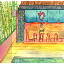 Mi Proyecto del curso: Ilustración en acuarela con influencia japonesa. Un progetto di Disegno di Irasema Ortiz - 06.07.2020