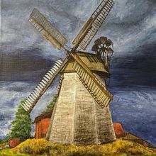 Windmill. Un proyecto de Pintura acrílica de Shirley Tate - 26.02.2020