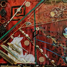 Mixed Media Abstract Portrait. Een project van  Acr y lschilderij van Shirley Tate - 08.06.2020