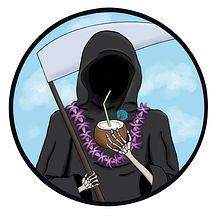 Grim Reaper Summer. Een project van Digitale illustratie van Shirley Tate - 15.05.2020