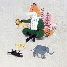 Mural para "Una habitació pròpia". Un proyecto de Ilustración tradicional de Mar Villar - 09.12.2018