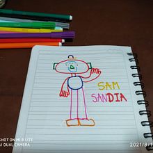 Mi Proyecto del curso: Dibujo y creatividad para pequeños grandes artistas. Un progetto di Illustrazione tradizionale, Creatività, Disegno e Creatività con i bambini di edmarce27 - 06.07.2020