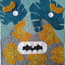 Mi Proyecto del curso: Bordado XL con aguja mágica. Bordado, e Design de interiores projeto de Sol Palopoli - 07.07.2020