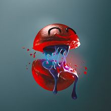 Caramelo feliz relleno de moritas!. Un proyecto de 3D de Marisol Perez Gonzalez - 12.04.2020