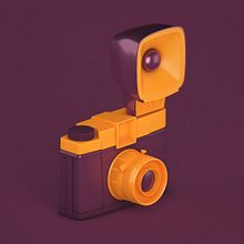 20TH CENTURY TECNOLOGY | Volume 03 - Cameras. 3D, 3D Design, Product Design, Traditional illustration, and Digital Illustration project by Camilo Belmonte - 07.07.2020