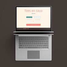 Tres en Raya. Web Development, Web Design, JavaScript, and HTML project by Isabel Crespo - 12.23.2020