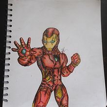 Mi Proyecto del curso: Ilustración para cómics: Iron man Man . Un progetto di Illustrazione tradizionale, Character design, Fumetto, Disegno a matita e Disegno anatomico di lopezfjuanmartin1 - 07.07.2020