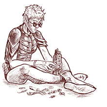 Arcane Engineer. Design de personagens e Ilustração digital projeto de Phill Sididis - 07.07.2020