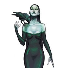 Mortizia Addams fanart. Un progetto di Fumetto, Arte concettuale, Creatività, Disegno digitale, Character design e Illustrazione tradizionale di Lucrecia Fraile - 07.07.2020