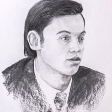 My project in Realistic Portrait with Graphite Pencil course. Un proyecto de Dibujo de robbi28 - 07.02.2021