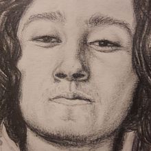 Joshua (dibujo a lápiz) . Un proyecto de Dibujo a lápiz, Dibujo artístico, Dibujo de Retrato y Dibujo realista de Laura Jácome Cessa - 22.01.2020
