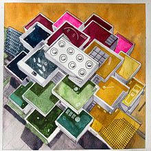 Lego House. Traditional illustration project by Mireia Muñoz - 07.08.2020
