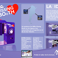 Milka Kissing Booh - Buenos Aires, Argentina / 2018 Ein Projekt aus dem Bereich Infografik und Werbung von Pablo J. Asturizaga Otazú - 12.07.2018