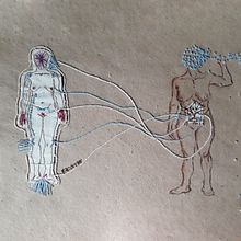 Corpografía. Un proyecto de Bellas Artes, Collage y Bordado de albenis_ma - 08.07.2020