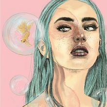 My project in Illustrated Portraits with Procreate course. Un progetto di Disegno artistico di Jolin Qutub - 10.07.2020