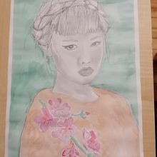 My project in Portrait with Pencil, Colour Techniques and Photoshop course. 2D Animation project by Jackie Hughes - 07.08.2020