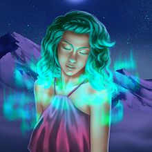 Final Project- Northern Lights. Digital Painting project by elliscourt18 - 07.08.2020