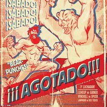 Shirtless Bear-Fighter Alternate Cover!!!. Comic, Digital Design, Digital Illustration, Digital Lettering, H, Lettering, and Poster Design project by Dave Lanphear - 07.09.2017